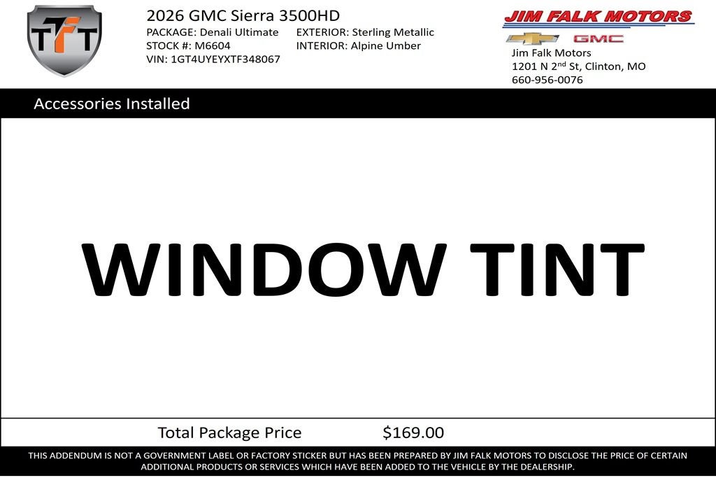 2026 GMC Sierra 3500 HD Denali Ultimate