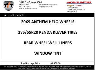 2026 GMC Sierra 1500 Pro