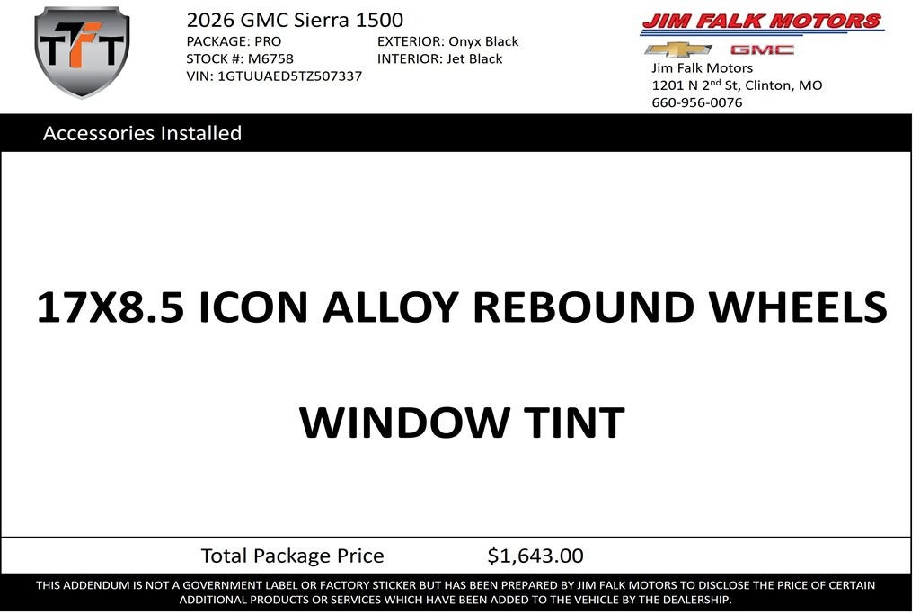 2026 GMC Sierra 1500 Pro
