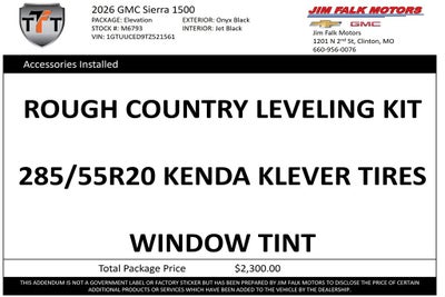 2026 GMC Sierra 1500 Elevation